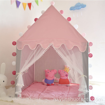 Классическая детская игровая палатка домик принцессы замок